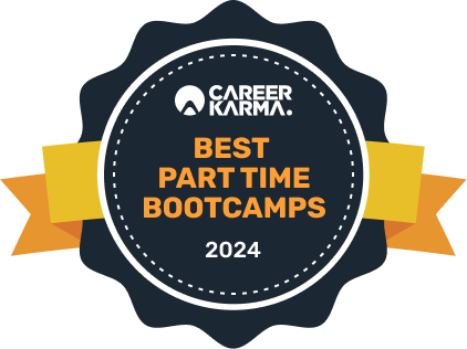 Career Karma Best Part time Bootcamps 2024 badge